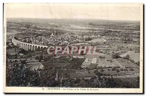 Ansichtskarte AK Sancerre Le Viaduc et la Valle de la Loire