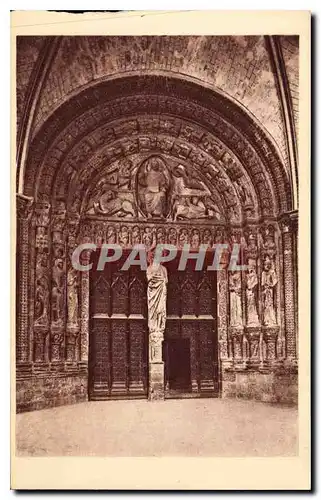 Ansichtskarte AK Bourges La Cathedrale Portail Nord