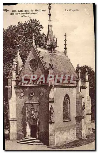 Cartes postales Chateau de Meillant pres St Amand Montrond Cher