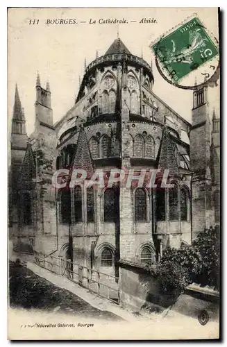 Ansichtskarte AK Bourges La Cathedrale Abside