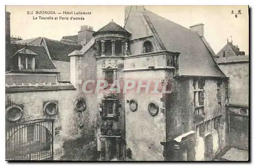 Ansichtskarte AK Bourges Hotel Lallemant La Tourelle et d'entree