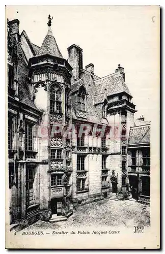 Cartes postales Bourges Escalier du Palais Jacques Coeur