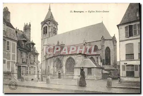 Ansichtskarte AK Bourges Eglise Notre Dame