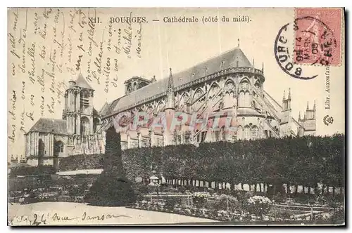 Cartes postales Bourges Cathedrale cote du midi