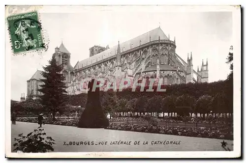 Cartes postales Bourges Vue Laterale de la Cathedrale