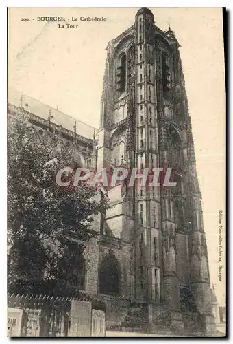 Cartes postales Bourges La Cathedrale La Tour