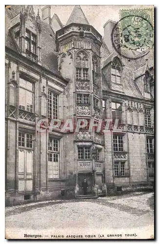 Cartes postales Bourges Palais Jacques Coeur La Grande Tour