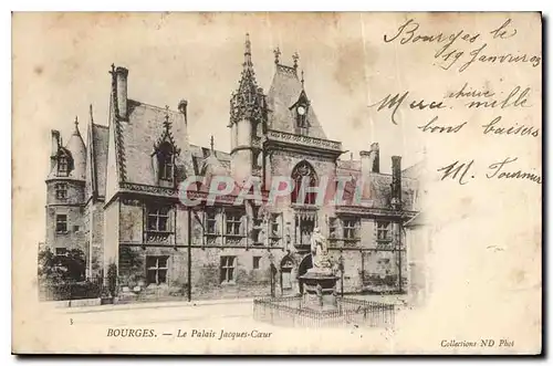 Cartes postales Bourges Le Palais Jacques Coeur