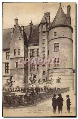 Cartes postales Bourges Palais Jacques Coeur La Facade Meridionel