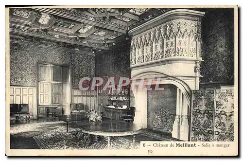 Cartes postales Chateau de Meillant Salle a manger