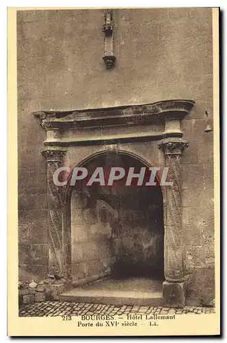 Cartes postales Bourges Hotel Lallemant