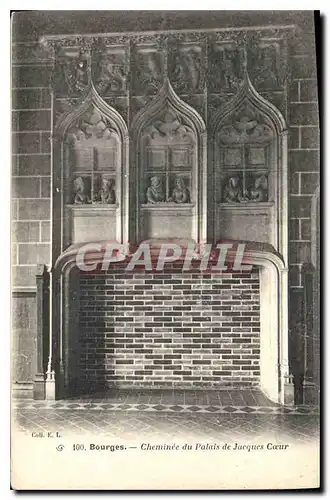 Cartes postales Bourges Cheminee du Palais de Jacques Coeur