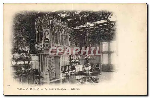 Cartes postales Chateau de Meillant La Salle a Manger