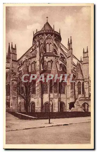 Ansichtskarte AK Bourges La Cathedrale Abside