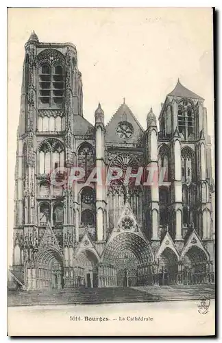 Cartes postales Bourges La Cathedrale