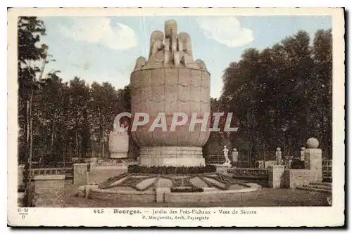 Cartes postales Bourges Jardin des Pres Fichaux