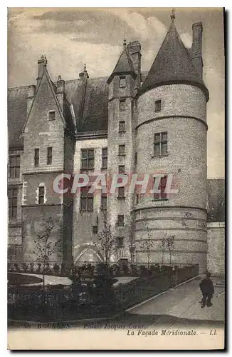 Ansichtskarte AK Bourges Palais Jacques coeur La Facade Meridionale