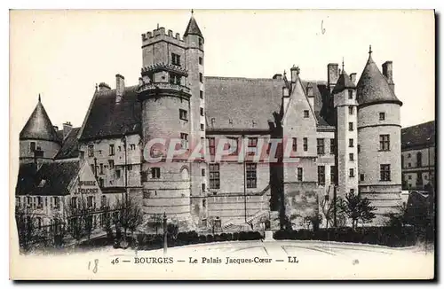 Cartes postales Bourges Le Palais Jacques Coeur