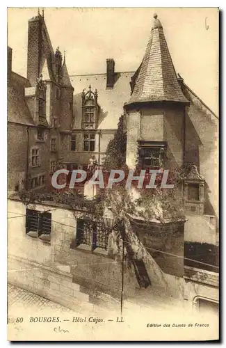 Cartes postales Bourges Hotel Cujas