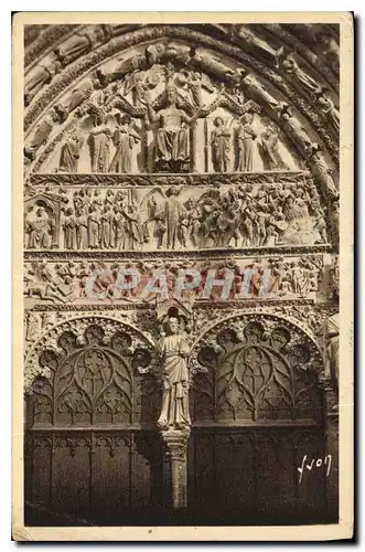 Cartes postales Bourges Cher Portail central de la Cathedrale