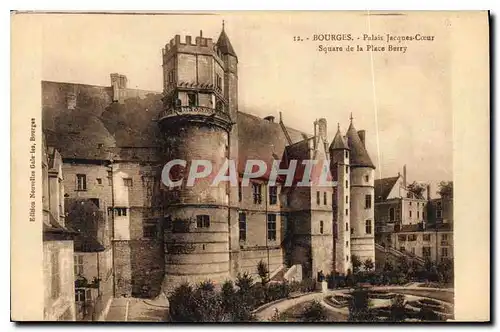 Cartes postales Bourges Palais Jacques Coeur Square de la Place Berry