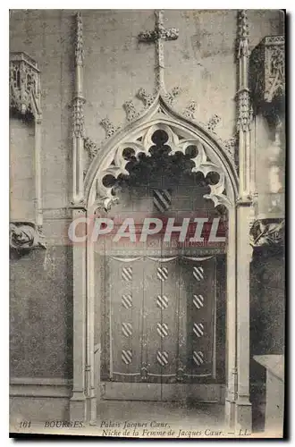 Ansichtskarte AK Bourges Palais Jacques Coeur Niche de la Femme de Jacques Coeur