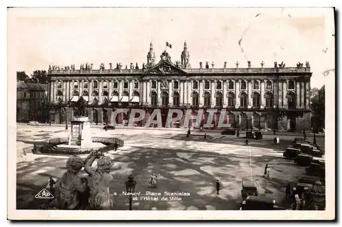 Cartes postales Nancy Place Stanislas et l'Hotel de Ville