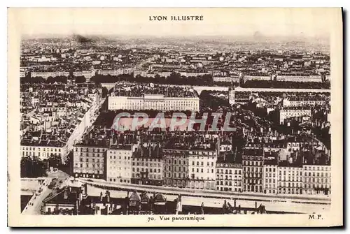 Ansichtskarte AK Lyon Illustre Vue panoramique