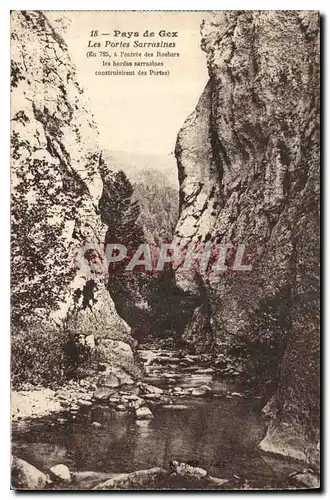 Cartes postales Pays de Gex Les Potes Sarrasines