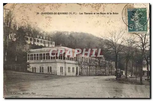 Cartes postales Bagneres de Bigorre Les Thermes et les Bains de la Reine