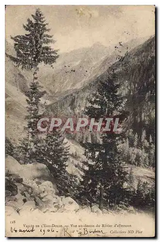 Cartes postales Vallee de L'Eau Dolle Vue an dessus du Rivier d'allemont