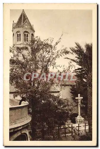 Cartes postales Ile Saint Honorat Un coin du cimetiere du monastere