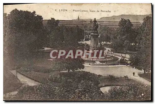 Ansichtskarte AK Lyon  Place Carnot Gare de Perrache