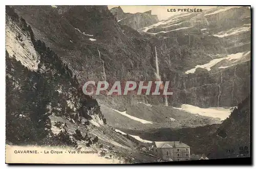 Cartes postales Les Pyrenees Gavarnie Le Cirque Vue d'ensemble