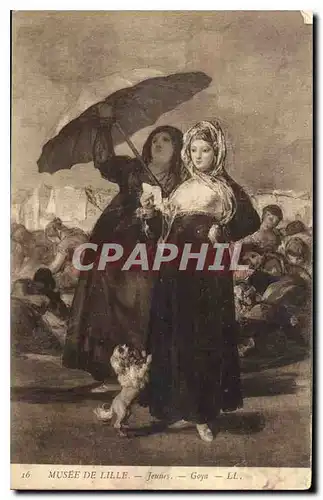 Cartes postales Musee de Lille Jeunes Goya