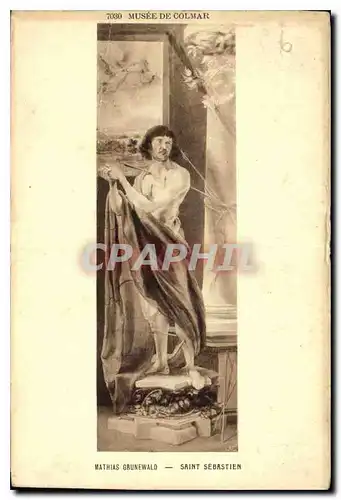 Cartes postales Mathias Grunewald Saint Sabastien