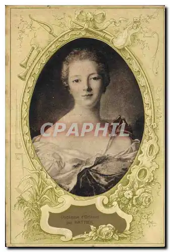 Cartes postales Duchesse d'Orians par Hattier Femme