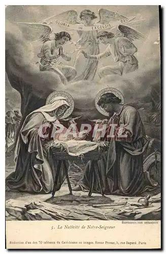Cartes postales La Nativite de Notre Seigneur