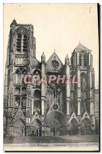 Cartes postales Bourges Cathedrale