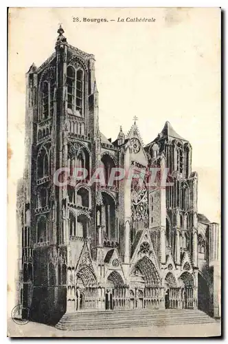 Cartes postales Bourges La Cathedrale