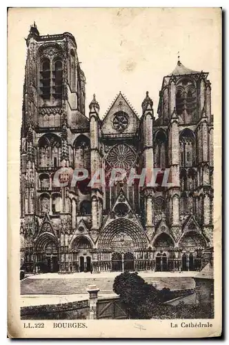 Cartes postales Bourges La Chatedrale