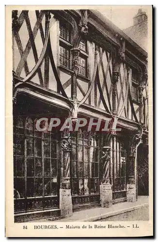 Ansichtskarte AK Bourges Maison de la Reine Blanche