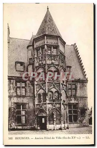 Cartes postales Bourges Ancien Hotel de Ville