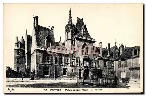 Cartes postales Bourges Palais Jacques Coeur La Facade