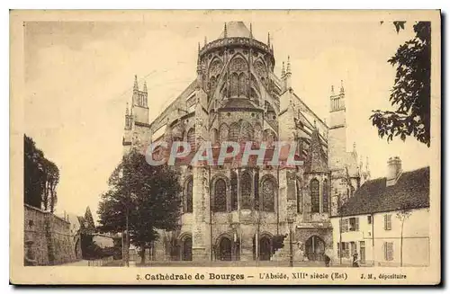 Ansichtskarte AK Cathedrale de Bourges L'Abside