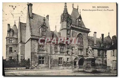 Cartes postales Bourges Palais Jacques Coeur La Facade