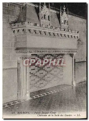 Ansichtskarte AK Bourges Palais Jacques Coeur cheminee de la Salle des Gardes