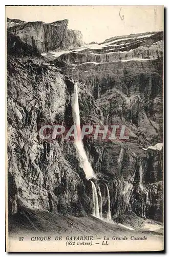 Cartes postales Cirque de Gavarnie La Grande Cascade