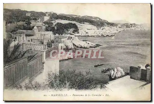 Cartes postales Marseille Panorama de la Corniche