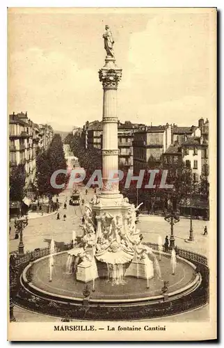 Cartes postales Marseille la fontaine Cantini